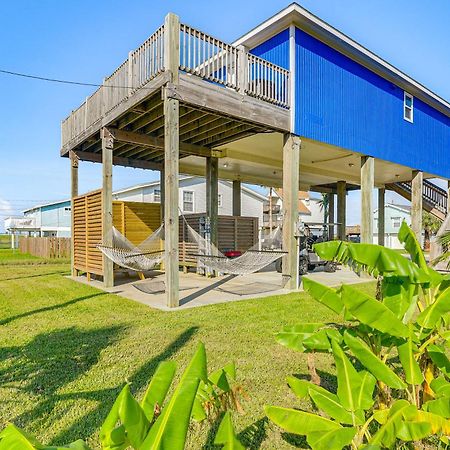 Walk To Beach Galveston Home With Golf Cart! Exterior photo